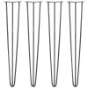 4 x Hairpin Legs / Hair Pin Legs Set SkiSki Legs Furniture Desk Bench Chair Table 28