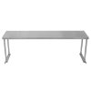 Single Tier Shelves for 6ft Prep Table Catering Bench Commercial Kitchen Heavy-duty Stainless Steel Overshelf 180 x 75 x 30cm (WxHxD)