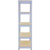 3 Racking Bays 90cm Garage Shelving Storage Warehouse Shelves Unit Steel 5 Tier