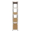 Monster Racking Galwix Steel Shelving, 175kg/shelf, 180 x 30 x 180cm, 5 Tier Galvanised Storage Bays