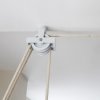 Clothes Airer Ceiling Pulley Maid Traditional Mounted Clothing Dryer 6 Lath Laundry Drying Rack Rail 2.4m White