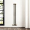 Traditional 2 Column Radiator - 1500 x 200mm - Raw Metal