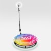 360 Photo Video booth 115cm Platform Rotating Selfie Spinner Party Wedding LED Ring Light Automatic Remote Control Bluetooth Adjustable Arm Slow Motion Battery or Mains Powered Flight Case Money Gun