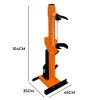 Hydraulic Coil Spring Compressor Strut Tool 3 Ton Tonne 3000KG Load Capacity 8 Height Adjustable Levels Foot Pedal Powder Coated Steel Auto Car Van Repair 2 x Large & 2 x Small Clasp Attachments