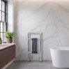Traditional Heated Towel Rail Radiator - 950mm x 480mm - Anthracite Grey