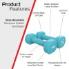 2 x 1KG Neoprene dumbbells