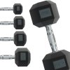 Hex Dumbbells 22.5kg pair
