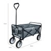 Foldable Garden Cart Pull Wagon Heavy Duty Trolley Utility Wheelbarrow Trailer Wheels Collapsible Folding Transport