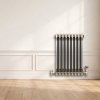 Traditional 3 Column Radiator - 600 x 425mm - Raw Metal