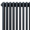 Traditional 4 Column Radiator - 1800 x 380mm - Anthracite Grey