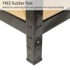 Monster Racking Storage Shelving 75cm Heavy Duty Garage 5 Tier Black Steel Shelf Unit 75cm x 30cm x 150cm