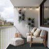 33 x WPC Decking Tiles Grey Terrace Decking Wood Plastic Composite DIY Interlocking Flooring Balcony Roof Terrace Hot Tub Outdoor Deck Tiles Click & Go Easy Clean Weather Resistant 30 x 30 cm (3 m?_)