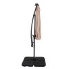 LED Cantilever Parasol 3m With Square Base - Beige