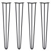 4 x Hairpin Legs / Hair Pin Legs Set SkiSki Legs Furniture Desk Bench Chair Table 28
