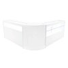 Adonis LED Shop Counter Set B1500, C1500 & CM60 - White