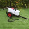 ATV Sprayer Trailer 60L Boom Quad Electric 12V Spot Crops Weed Farm Agricultural Hand Lance Tank Garden