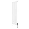 Oval Single Column Radiator & Valves - 1600mm x 480mm - White