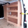 Camper Van Lining Carpet 11m2 Smoke Grey 4 Way Super Stretch & Ford Transit Custom SWB Van Racking Plywood Tool Storage Ply Toolbox Transporter Shelves Rack Unit Motorhome 5 x Adhesive Glue Cans Kit