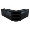 Europa LED Shop Counter Set B1500, C1500, TB60 & LM60 - Black