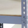 Garage Shelving Storage 5 Tier Heavy Duty Racking 200kg/shelf, Q-Rax Grey 90cm x 182.5cm x 50cm