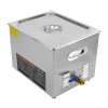 Digital Ultrasonic Cleaner 15L Professional Commercial Stainless Steel Ultra Sonic Bath Cleaning Tank Machine 1-30 Minute Timer 0-80C Heater 450W 240V 40kHZ FREE Wire Mesh Basket