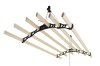 Clothes Airer Ceiling Pulley Maid Traditional Mounted Clothing Dryer 6 Lath Laundry Drying Rack Rail 2m Black