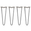 4 x Hairpin Legs / Hair Pin Legs Set SkiSki Legs Furniture Desk Bench Chair Table 16