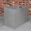 Large Storage Feed Bins 64L Galvanised Metal Waterproof Rodent Proof Outdoor Farm Garden Animal Stables Lockable Container | Free Pad Lock