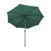LED Tilt Parasol 2.7m - Green