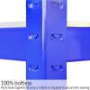 10 x Monster Racking 90cm Blue Garage / Utility / Shed Storage Racks Bays / Warehouse Shelving includes FREE rubber mallet