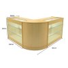 Helios LED Shop Counter Set CM60 & 2 x K1200 - Maple