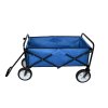 Foldable Garden Cart Pull Wagon Heavy Duty Trolley Utility Wheelbarrow Trailer Wheels Collapsible Folding Transport