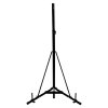 Folding Punch Bag Stand 68kg 150lbs Free Standing Hanging Frame Height Adjustable 182cm - 230cm / 6ft - 7.5ft Boxing Martial Arts Equipment Stable Triangle Base Heavy Duty Steel Weight Plate Holder