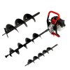 Petrol Earth Auger Drill Garden Earth Borer Post Hole Digger Borer 52cc & Post Driver 2-Stroke Fence Post Knocker Rammer Garden Hole Digger 52cc Borer Picket Fencing SET FREE Safety Gear