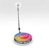 360 Photo Video booth 80cm Platform Rotating Selfie Spinner Party Wedding LED Ring Light Automatic Remote Control Bluetooth Adjustable Arm Slow Motion Battery or Mains Powered Flight Case Money Gun
