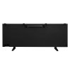 Electric Wall Mounted Inset LED Black Fireplace Free Standing 60