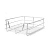 KuKoo 5 x Kitchen Pull Out Soft Close Baskets, 400mm Wide Cabinet, Slide Out Wire Storage Drawers