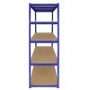 Monster Racking 10 x Garage Racking Shelving Unit / 5 Tier 1600mm Wide x 600mm Deep / Steel & MDF Shelves