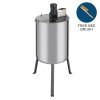 Electric Honey Extractor Separator 4 Frames Stainless Steel Barrel Beehives Honeycomb Spinner Machine With Stand Beekeeping Extractor Equipment | 140W 220V