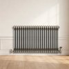 Traditional 2 Column Radiator - 600 x 1010mm - Raw Metal