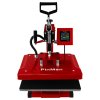 Heat Press Digital Transfer Machine Sublimation Printer 38 x 38cm Flat Swing Teflon Sheet Touchscreen Display Adjustable Pressure Ink Vinyl 250C DIY Professional Tshirt Business 10 Sublimation Sheets