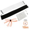 Chimney Powered Sweeper Kit Rotary Cleaner Brush Cleaning Sweeping Brush 10m Fireplace Flue Wood Burner Reinforced Nylon Flexible Rods FREE Dust Sheet FREE Storage Bag Includes Drill Adapter & Allen Key MAXBLAST