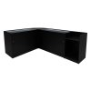 Gravity LED Shop Counter Set B1200, C1200, TB60 & & CM60 - Black