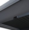 Aluminium Pergola With Anthracite Blinds - 3m x 3m