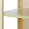 MonsterShop CM60 Corner Shop Counter Retail Showcase Display Cabinet, Maple, 120 x 90 x 60cm