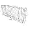 Gabion Baskets Cages Mesh Wire Galvanised Steel Outdoor Stone Basket Spiral Retaining Wall Planter Garden / 100 x 80 x 30cm / 6 Pack