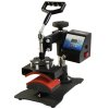 PixMax Cap Heat Transfer Sublimation Press Machine for Personalised Caps & Hats, Black