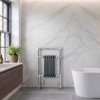 Traditional Heated Towel Rail Radiator - 950mm x 570mm - Anthracite Grey