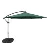 Cantilever Parasol 3m With Full Fan Base - Green