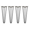 4 x Hairpin Legs / Hair Pin Legs Set SkiSki Legs Furniture Desk Bench Chair Table 16